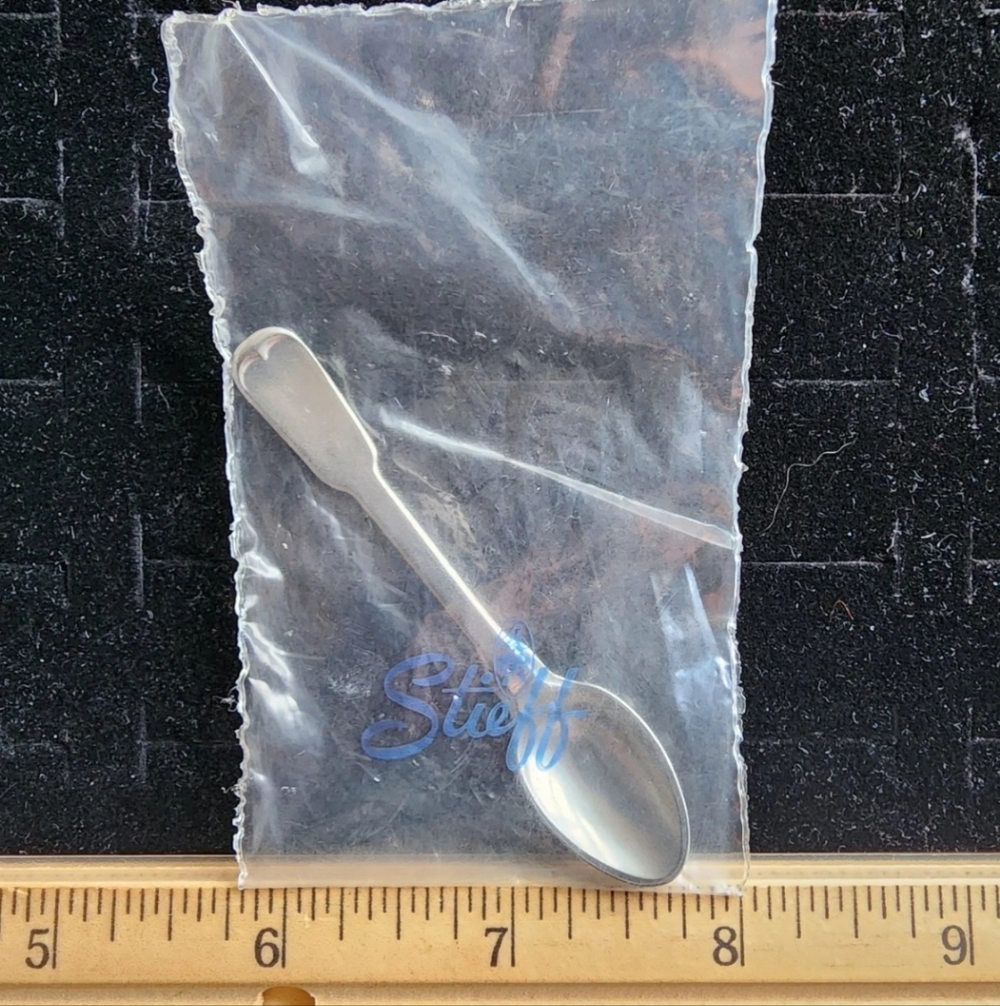Vintage Stieff Pewter Demitasse Spoon New In Package Sealed